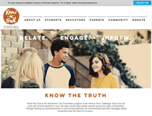 Tablet Screenshot of knowthetruthmn.org